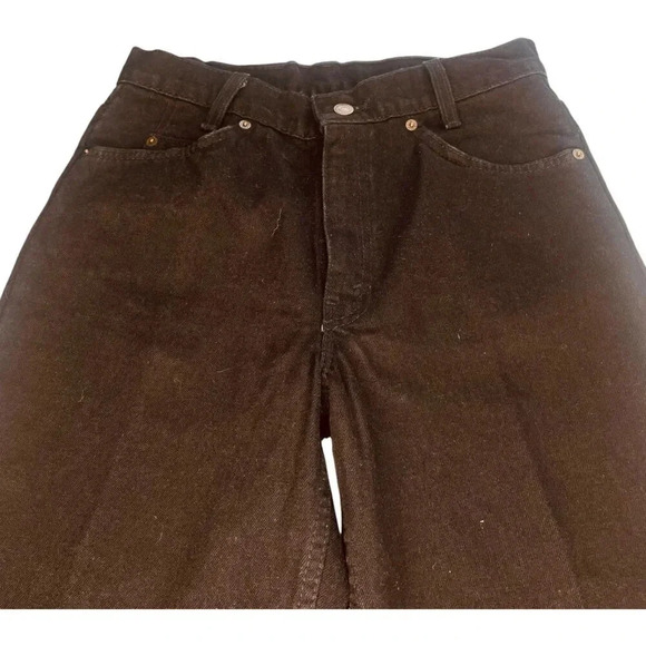 Vintage Levis Men's Black Wash Denim Jeans - Picture 6 of 9